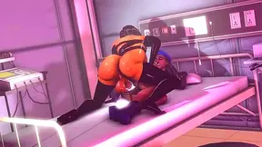 Futa Pharah Pounds Ana Hard In Steamy 3D Hentai Action