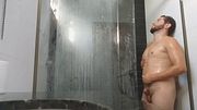 Bareback creampie bursts in steamy Latin room
