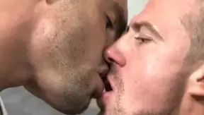 DrillMyHole.com: Issac Jones in the company of Marco Sessions rimming in public