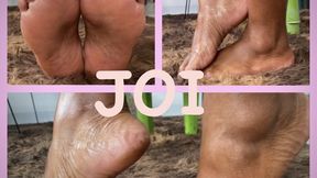STEAMY EBONY FOOT FETISH JOI