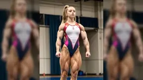 Jacked Up Muscle Girl Gymnasts