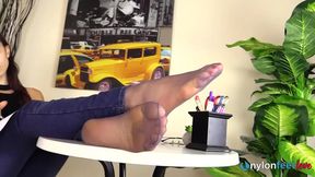 Teen nasty socks sole play tease &mdash;  toe-tally messed up &mdash;  sucky shoes &mdash;  sole searching