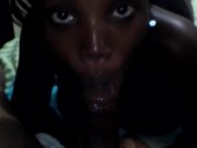 Darkskin Hood Bitch Teen Milf Mama From Slutville Giving BBC Head Job - Mastermeat1