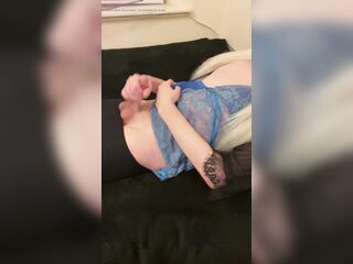 TS Lucy Summers - Solo Tugjob And Cum