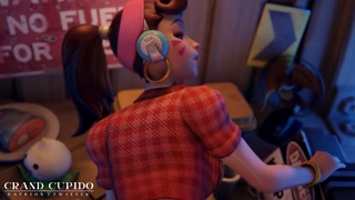 Dva Close Sex in Garage [Grand Cupido]( Overwatch )