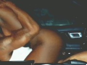 BUBBLE BUTT EBONY RIDES AUTOMATIC STICK SHIFT WHILE CUMMING ON FAT DICK!!!!!!