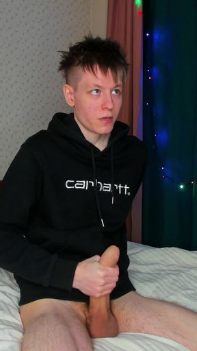 Fan Request Hands-Free Cute 18yo Twink Nuts Hard   Clip 1