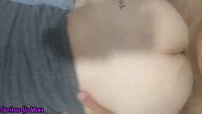 curious goddess - anal creampie
