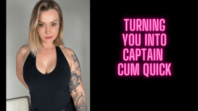 Turning you into Captain Cumquick