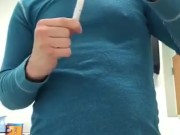 Asher Devin Getting Tested Butt Swab Demonstration (Know Your Status)