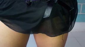 me masturbo con la tanguita de mi cunada