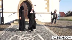 Monster Alert! Cathlic nuns and monster - XCZECH.com