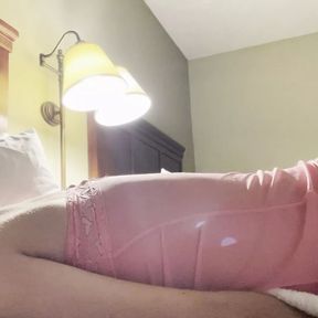 CindiCsissy eating my own cum for the first time