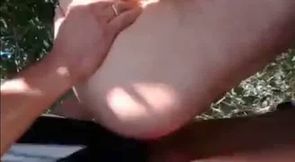 Big-Cock Daddy Loves Foreskin Outdoors