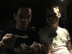 These two guys have the time of their lives during a hot date