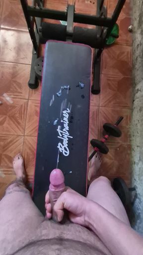 Ejaculating in the Gym