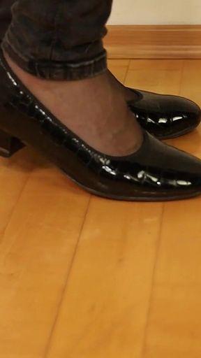 Nylon Soles Worship - Extreme Feet Tease, Dangling & Shoeplay