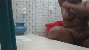 Desi Girl Bathroom Shower Hot Real GF