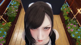 AI Syoujyo FF7 Tifa Pussy Licking Orgasm. Close up view, POV.