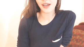 Seductive Brunette Assfucking & Sloppy Dildo Sucking