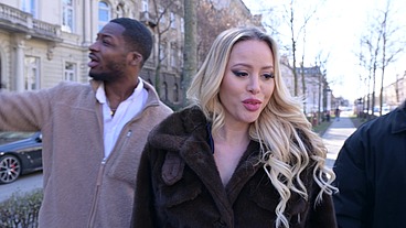 Brazen Businesswoman Maya Rose Treats BBC Colleagues To A Rampant DP Gangbang GP3415
