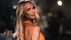 Blonde model Emma Hix is enjoying hardcore doggy style penetration