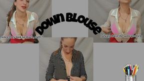 Down my cleavage