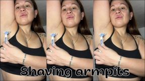 Shaving my armpits while thinking about you…