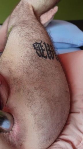 Fucking Myself in the Ass Ftm XXX Skips Hairy Trans Man Anal