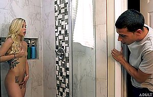 Hot nude sister caught masturbating in the shower and pounded relentlessly - Naked Girls