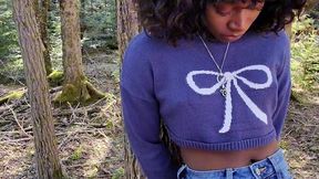 cruising for girlcock in the woods pov