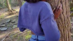 cruising for girlcock in the woods pov