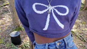 cruising for girlcock in the woods pov