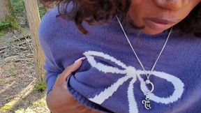 cruising for girlcock in the woods pov