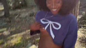 cruising for girlcock in the woods pov