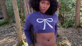 cruising for girlcock in the woods pov