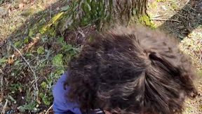 cruising for girlcock in the woods pov