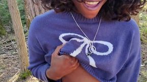 cruising for girlcock in the woods pov