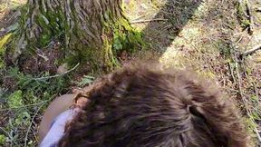 cruising for girlcock in the woods pov