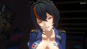 Zhu Yuan - Movie Night Gone Wild - Zenless Zone Zero Porn Video