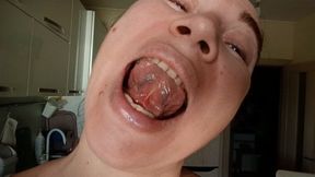My viens on my dirty tongue