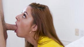 ”FAMILY STROKES Satisfying teen Vanna Bardot swallows cum after taboo banging”