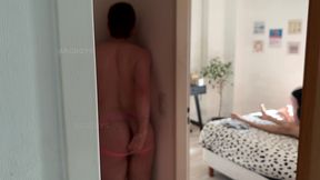 step-brother spies on me riding a twink latino big dick [4k]