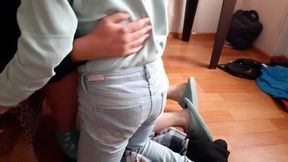 Dirty Lesbian Pussy and Ass Eating Sandwich