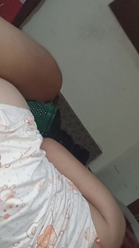 The Shy Girl Opening Her Legs