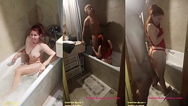 Espera yo te enjabono la espalda me dijo? Y me follo hasta el culo el cabron !