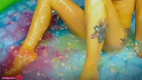 adalynnx - slime pool and gummy snakes 1