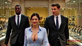 bunda grossa fode pau de negao duro e esguicha nele [ gerado por ia ]