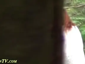 Naughty Japanese Girls Peeing Outside Together Naturally