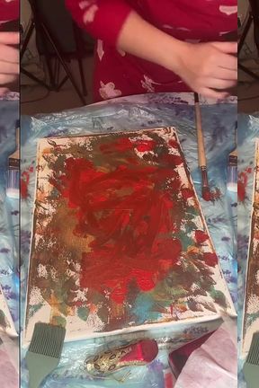 In Big Eyeglasses Asmr Acrylic Art Bloom in the Mist Part 2